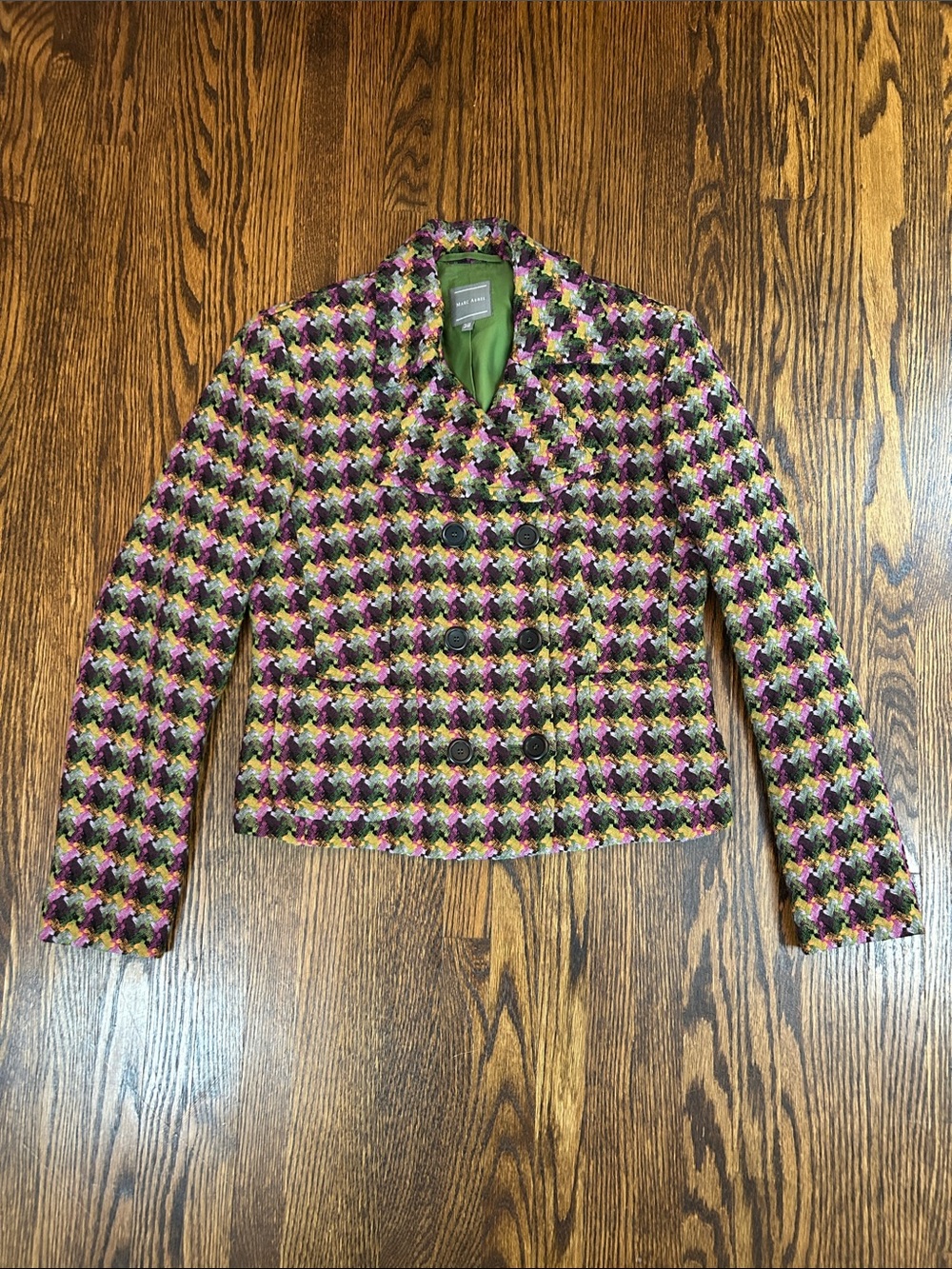 Vintage Marc Aurel Vibrant Wool Blazer